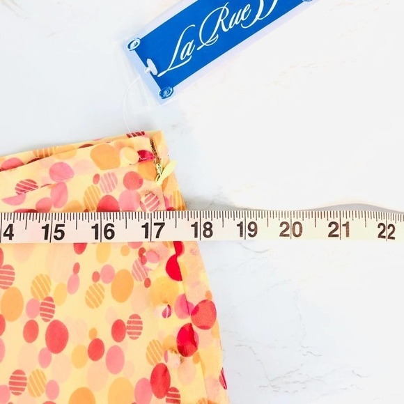 NWT La Rue 39 100% Silk Skirt 14 - Picture 9 of 10